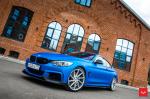 BMW 4-Series Matte Blue on Vossen Wheels (CVT) 2017 года